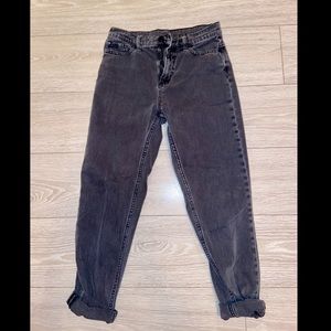 BDG Black high rise mom jeans